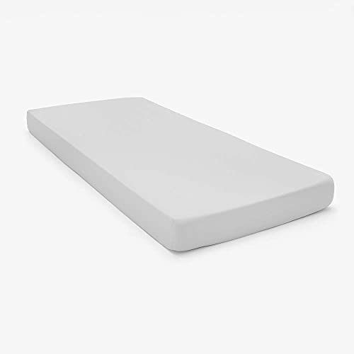 Image of Cottington Lane Crib Fitted Cradle Sheet - Bedsheet for Cribs /Cots One Qty 100% Cotton - 52 inch x 28 inch x 6 inch White Solid