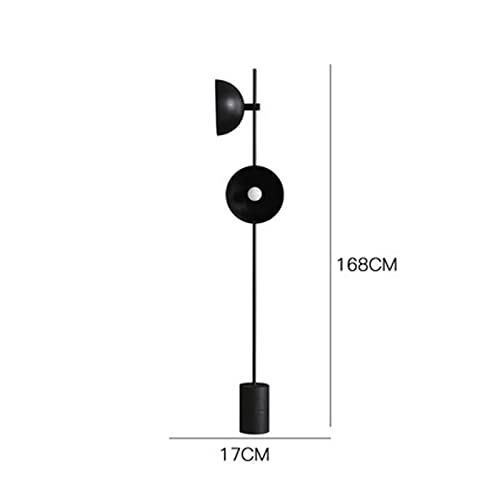 Lámpara de pie retro negra para sala de estar y dormitorio vertical simple 3
