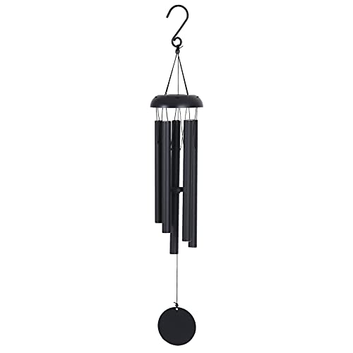 DAYARD Windspiel, tiefer Ton, 81,3 cm großes Windspiel aus Metall mit 5 Röhren, ideal als Geschenk für Garten, Terrasse, Veranda, Hinterhof, Balkon und Innendekoration Cover