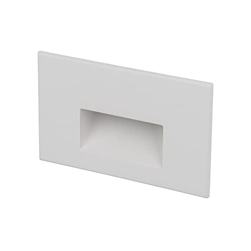 Wac Landscape Lighting, Ledme 120V Led Horizontal Indoor And Outdoor Step And Wall Light 3000K Built-In Led In White #TOP1