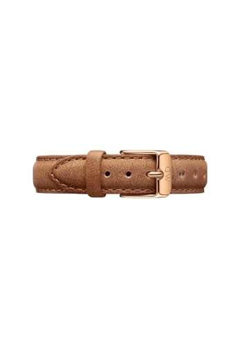 Image of Daniel Wellington Petite Durham Rose Gold Women's Watch - Japanese Quartz Movement, Genuine Leather Strap, Water Resistant Analog Watch for Women