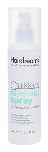 Hairdreams Quikkies Take Out Spray élimine la colle des extensions sans abîmer les cheveux