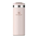 Stanley 1913 Transit Flip Top Mug 0.35L - Mantiene 4 ore caldo - 6 ore freddo - Lavabile in lavastoviglie - A prova di perdite - Compatibile con portabicchieri auto - Rose Quartz