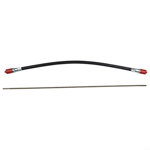 Yuanpgky Arbre flexible pour tondeuse à gazon à dos et tondeuse à gazon – 88,9 cm avec extrémités de 29 mm, construction en métal + caoutchouc, compatible avec débroussailleuse à dos (Axis + noyau de