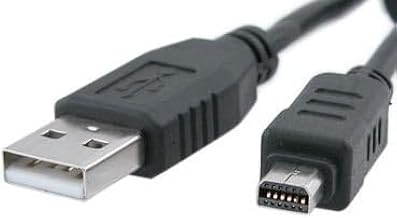 Dragon Trading®, Cavo USB per fotocamere digitali Olympus di alta qualità, CB-USB5, CB-USB6