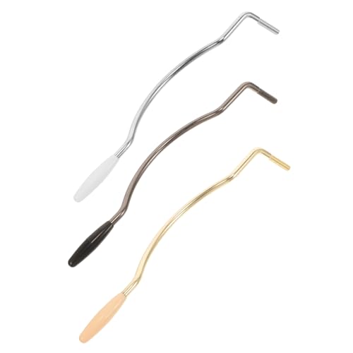 Hoement 3個 シングルトレモロバー 電気ギター用 曲線設計 可能 振動システム搭載 初心者向け エレキギター用ワーミーバー 点