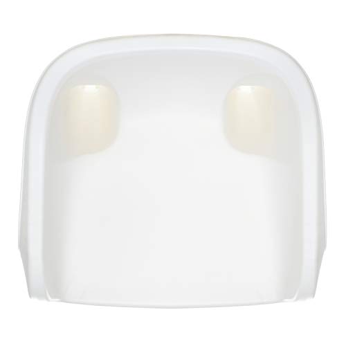 Supreme Futura Plastic Chairs for Home and Office (Set of 2, Milky White)