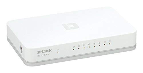D-Link DES-1005C 5-Port 10/100 Mbps Unmanaged Switch, White at Rs. 900