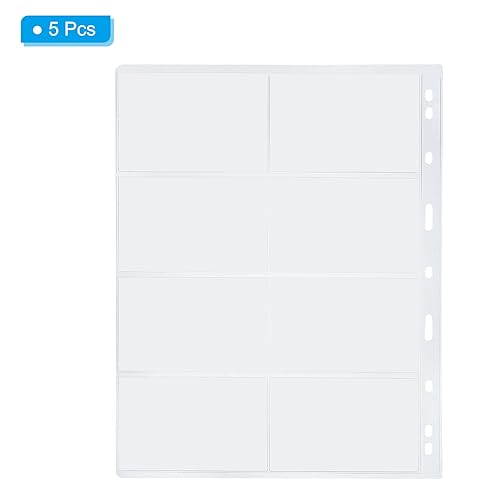 Hojas para Coleccionar Monedas con 8 Bolsillos Transparentes miniatura 3