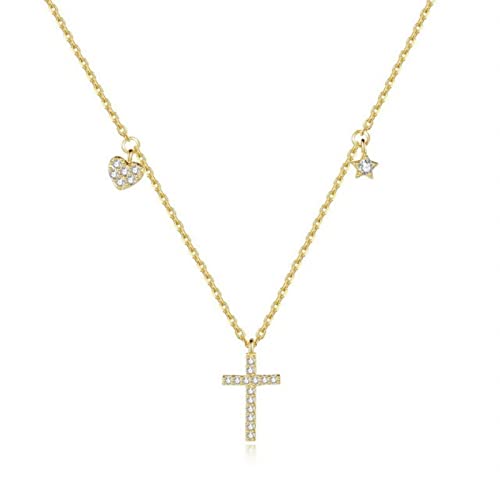 Collier court femme argent avec pendentif coeur éblouissant pour un cadeau idéal