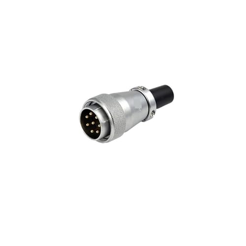 Conector de aviación WS20 con tuerca delantero y trasero miniatura 2