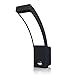 Produktbild LongLife LED Wandleuchte Außenleuchte schwarz 15W neutralweiß IP54 mit Bewegungsmelder Außenwandleuchte Gartenleuchte Zaunleuchte Wegeleuchte Wandbeleuchtung | LongLife LED