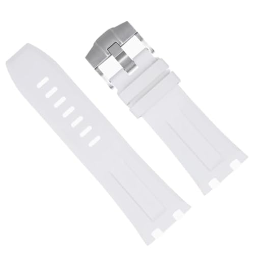 Bracelet montre 28mm pour Audemars Piguet 15703 en caoutchouc fluoré étanche