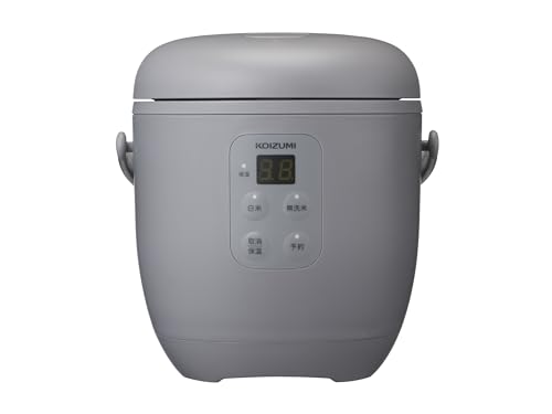 コイズミ 小型 炊飯器 ライスクッカー ミニ 0.5~1.5合 一人暮らし...