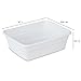 (2 Pack) 8 Qt. Dishpan, Multi-Purpose Plastic Wash Tub, Kitchen, Sink, White