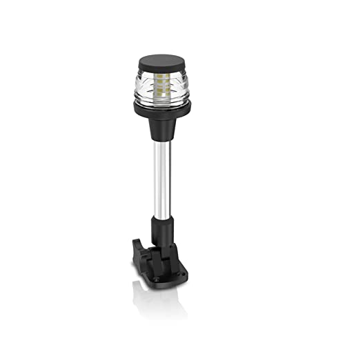 DRAUXI 9.6 "1 2VDC LED Ancla de navegación marina integral 3 MILLA NAUTICA VISIBILIDAD DE DOW DOWN SERN LIGHT for BARCO Para navegación y pesca.