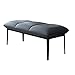 Bettende Hocker Bettende Hocker Schlafzimmer Wohnzimmer Modern Neu Schuhwechselhocker Metall Nachttischhocker Betthocker (Blau 150x50x55cm)