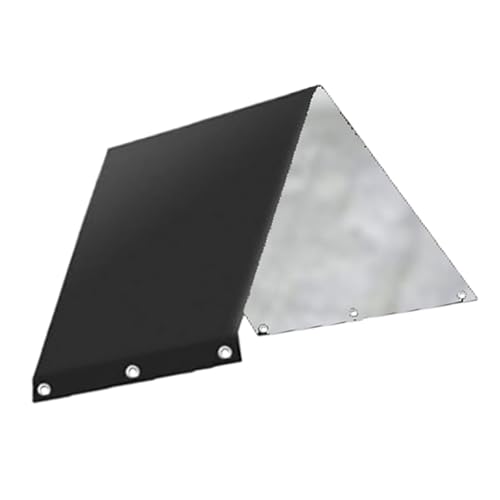 FHGSPQWM Fuerte zona de juegos permanente para proteger el techo de la zona de juegos 210D, tela barnizada plateada para teatro infantil, 132 x 226 cm, impermeable, juego de columpios para niños