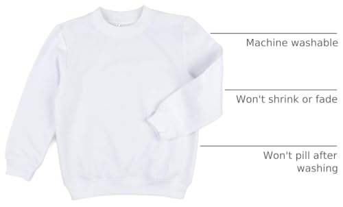 Image of Leveret Long Sleeve Sweatshirt Boys Girls Kids & Toddler Soft & Durable Boy's & Girl's Clothes (Size 2-14 Years)