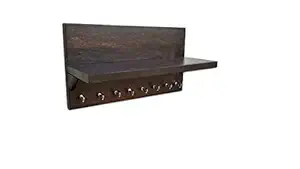 PERFECT WOOD WORKS Wooden Key Holder with Shelf