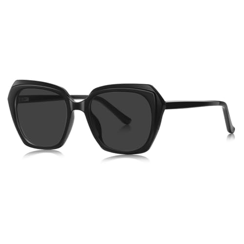 Lunettes de soleil tendance grande monture TR90 pour femme