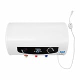 PLITEDDE 110V 15kW Water Heater Electric - 9.25Gal Liner Capacity, 77-167°F Regulation Range, Digital Display Screen for Kitchen, Toilet, Hairdressing Salon