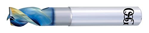 オーエスジー 非鉄用DLCコート3枚刃超硬エンドミルショート形 外径16mm 全長110mm 刃長24mm シャンク径16mm AE-TS-N 16×48(8557337)