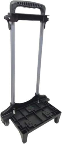 Carrinho Com Rodinha Para Mochila Escolar Universal 2 Haste C/Trava 40 (Preto)