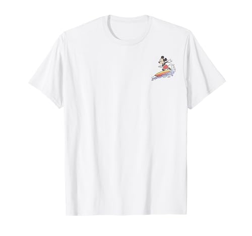 T-shirt Mickey Surfing Disney pour retrouver la magie de l'enfance et l'esprit vintage des vacances