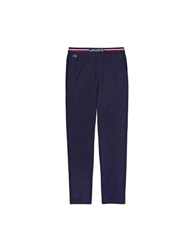Lacoste Herren 3H3461 Schlafanzughose, Marine, M