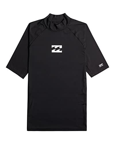 Billabong Waves All Day - Kurzarm-Rashguard für Männer Schwarz