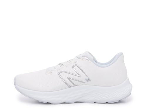 Image of New Balance Women's Fresh Foam X EVOZ v3 Running Shoe, White /Quartz Grey /Silver Metallic, 12 W