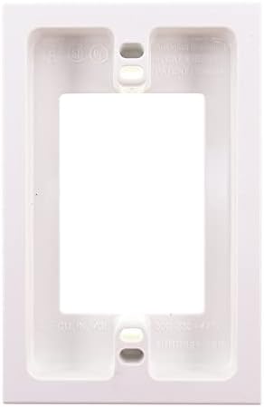 Arlington Bes1 Non-Metallic, Single Gang, Box Extender, White