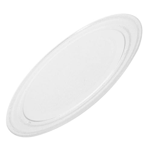 Cabilock Microwave Glass Turntable Plate Replacement Oven Plate for Better Cooking Reheating Fit for Microwaves Sturdy Easy to Install Microwave Oven Accessory