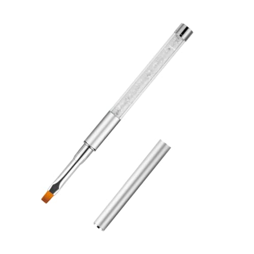 Nail Brush, Nail Art Brush, Flat UV Gel Nail Brush, UV Gel Nail Design, Nail Art Tools, for Gel Nails