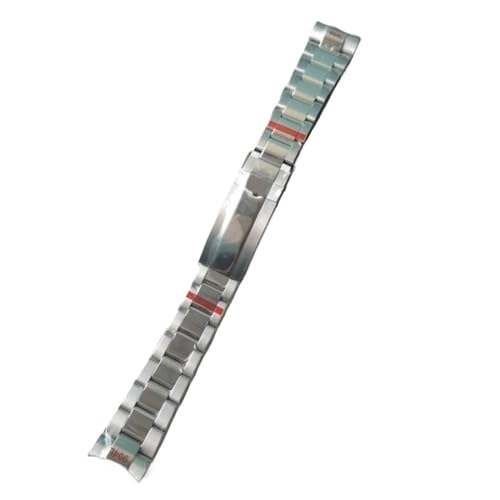 Bracelet Oyster 20 mm acier 904L argenté pour boîtier Submariner 116610