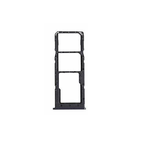 2 Soportes de Ranura para Bandeja de Tarjeta SIM Dual de Repuesto compatibles con Samsung Galaxy M12 de 6,5 Pulgadas, Color Negro Cover