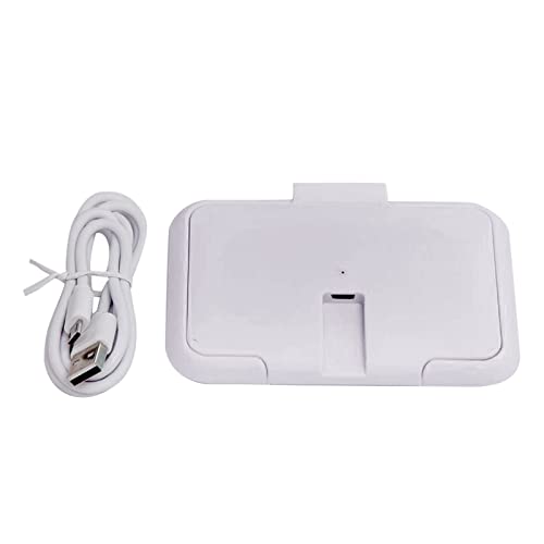 Clenp oallitas húmedas para bebés portátiles, dispensador de toallas húmedas, caliente y termal, caja de calefacción de servilletas, calentadores de toallitas, toallitas con alimentación USB, b