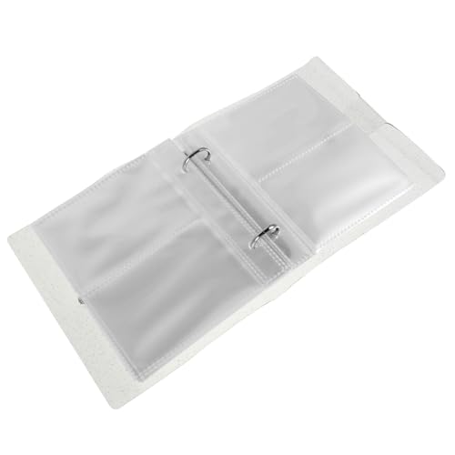 BESPORTBLE 2piezas Carpeta Para Tarjetas Fotográficas Álbum De Fotos Transparente Páginas De Fotos Para Álbumes Almacenamiento Versátil