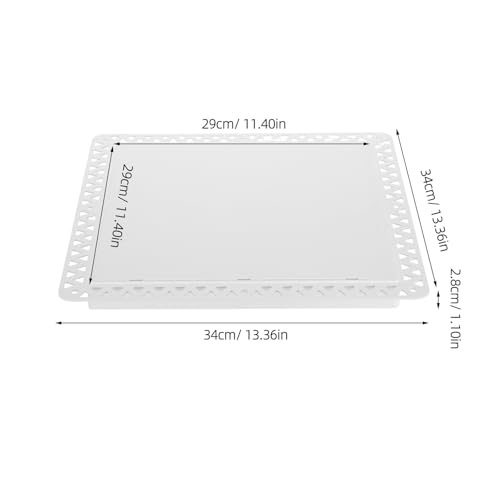 Tapa de orificio de pared de plastico abs panel de acceso ultraligero techos panel de yeso 3