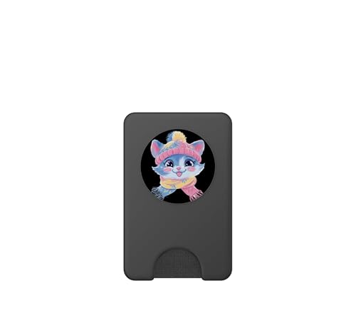 Chat Bleu PopSockets PopWallet MagSafe coque iPhone portrait félin - 2