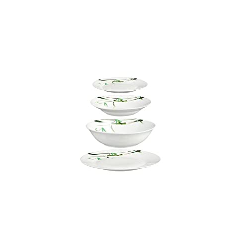 Secret DE Gourmet 76335 Geschirr, Weiß/Grün, 9,35 kg, 19 Stück