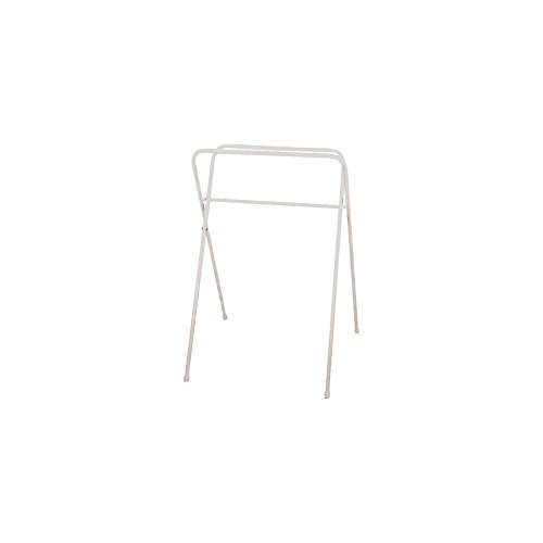 Porte-serviette 2 branches en X support drap de bain sur pied - 2
