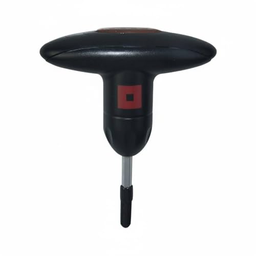 Gralara Llave de Cabeza de Palo Golf Portátil Llave Hexagonal Golf Equipo Deportivo, Negro Con Etiqueta Roja, Tipo De Protección