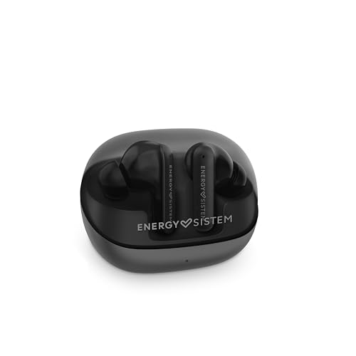 Energy Sistem Serenity ANC – Auriculares True Wireless con cancelación de Ruido (4 micrófonos, Bluetooth 5.4, plástico Reciclado, 25 Horas de batería, Certificado IPX4) (Negro) - imagen 3