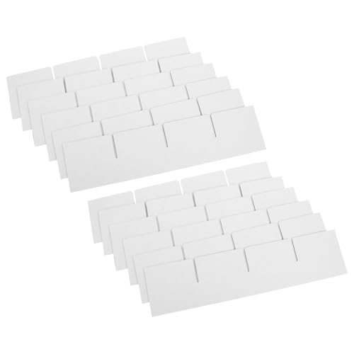 WRITWAA Separadores de Cartón para Cajas de Envío, Insertos Protectores Blancos 335x335x80mm, Kit 12 Piezas Compartimentos 82x82x80mm para Embalaje Seguro de Cristalería y