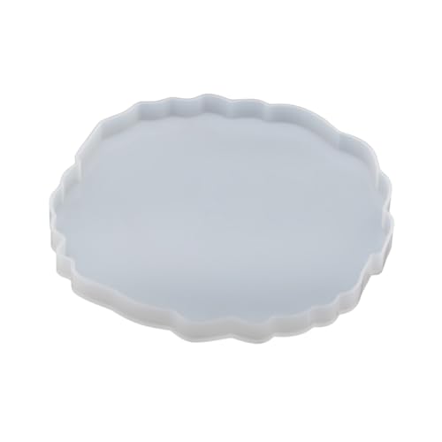 Image of R H Lifestyle Silicone Resin Art Mould - Coaster, Agate, Tray - 10 Inch - Craft Materials Kit
