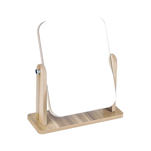 MUSISALY 1pc Rectangular Desktop Cosmetic Mirror Rotatable