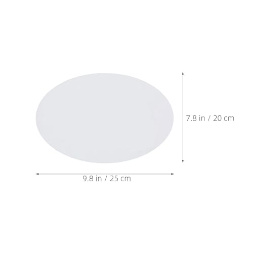 jojofuny Blank Inches 9.8x7.9 Strong Oil Absorption and Vibrant Hues 3pcs Oval Cotton Canvas Boards for Painting for Oil, Acrylic, Watercolor, and Creative Projects in Artists Studios - Image 2