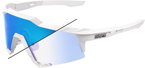 100% Speedcraft Sunglasses - Eyewear for Dirt Bikes, Motocross, Motorcycle, & Bike Sports - Durable Cycling Sport Sunglasses - Michael Harris - HiPER Silver Mirror Lens by 100% - Used condition - US$66.45